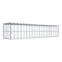 Gavión para apilar en acero galvanizado 100x20x20cm (lxaxp), malla 5 x 10cm, espiral, sin rejilla inferior