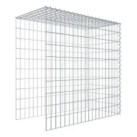 Gavión para ampliar y apilar, 100x100x50cm (lxhxp), malla 5 x 10cm, sin rejilla frontal ni inferior
