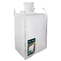 Saco big bag vacío, saco para escombros de obra 90x90x160cm 1000 kg con tolva de vaciado - kotarbau