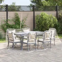 Lona protectora | lona transparente con ojales pvc 3x4 m cfw444170