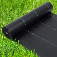Malla antihierbas geotextil no tejida de mulching 90g/m² negro 1.98x100.6m