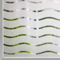La lámina esmerilada para ventanas proporciona privacidad. lámina electrostática resistente a los rayos uv. decoración sin adhesivo. adhesivo para ven