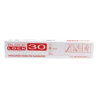 Kit de montaje para 30 bloques de vidrio (gbbllock30)