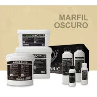 Microlanic kit microcemento 5m² sar especial para superficies absorbentes rugosas listo al uso para paredes y suelos marfil oscuro