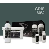 Microlanic kit microcemento 5m² listo al uso superficies absorbentes lisas sal. pared, yeso, pintura gris 80%