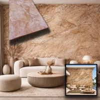 Aislamiento exterior-interior con capa de poliestireno expandido 3d, espesor 2,5 cm (120 x 50 cm) con resinas y mortero. arcilla cruda.