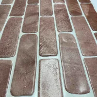 Paneles de pared 3d revestimiento de pared de pvc con efecto de ladrillo antiguo realista y aislante.