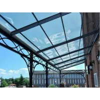 Lona de pvc transparente 2,7x1m, 0,50mm espesor, 650g/m² - lona cristal con ojales cada 50cm - anti-uv, impermeable - calidad made in italy