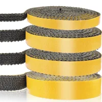 Cinta de sellado para estufa de leña, junta adhesiva para estufa, conducto de chimenea, cuerda de junta resistente al calor (2 mm x 15 mm x 2 m).