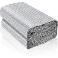 (3 m × 60 cm) rollo aislante térmico de aluminio, lámina reflectora para radiadores, película aislante térmica para ventanas, placa aislante térmica