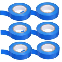 6 rollos cinta aislante eléctrica impermeable pack de alta adhesión para cableado automotriz y reparación multiusos para mantenimiento industrial