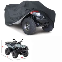 Funda exterior de protección para atv, moto, quad impermeable, anti-uv, camuflaje 145*85*98cm, funda pesada para quad, funda para bicicleta eléctrica.