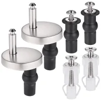 2 pcs fijación para tapa de inodoro, bisagras universales de asiento de inodoro con liberación rápida, kit de fijación para tapa de inodoro