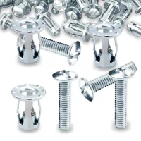 30 pzs anclajes metálicos galvanizados, abrazaderas de expansión en metal, kit de serie de anclaje para paredes de cavidad para renovación del hogar