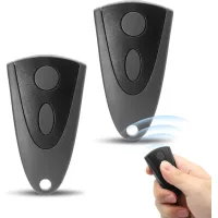 Mando a distancia compatible con novotron 502 max43-2 512 mix43-2, 433,92mhz, mando a distancia para puerta de garaje, 2 canales, negro, paquete de 2