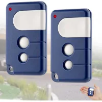 Juego de 2 transmisores para abrepuertas de garaje, control remoto de repuesto compatible con los modelos chamberlain liftmaster 84333e y 94333e, dupl