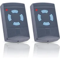 2 mandos a distancia para puerta de garaje hor-hsm4 de 868 mhz, mando a distancia para puerta de garaje hormann con mando a distancia hormann de 868 m