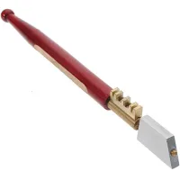 Herramienta para cortar vidrio, cortador de vidrio de diamante de alta resistencia para cortar vidrio de hasta 8 mm de espesor – mordedor de latón – m
