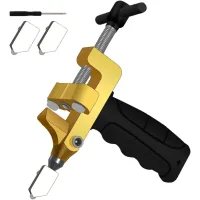 Kit de herramientas 2 en 1 para cortar azulejos de vidrio, cortador manual de azulejos de una pieza con 2 cuchillas de corte, cerámica y azulejos esma