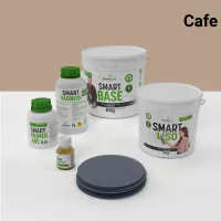 Kit de microcemento para baño · cafe · 4 m² · pladur, yeso o cemento