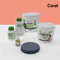 Kit de microcemento para baño · coral · 4 m² · pladur, yeso o cemento