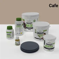 Kit de microcemento para baño · cafe · 4 m² · azulejos y baldosas