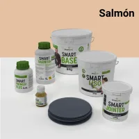 Kit de microcemento para baño · salmon · 4 m² · azulejos y baldosas