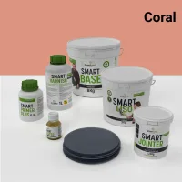 Kit de microcemento para baño · coral · 4 m² · azulejos y baldosas