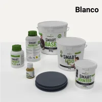 Kit de microcemento para baño · blanco · 4 m² · azulejos y baldosas