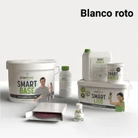 Kit de microcemento para baño · blanco roto · 8 m² · pladur, yeso o cemento