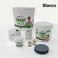 Kit de microcemento para baño · blanco · 8 m² · azulejos y baldosas