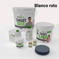 Kit de microcemento para baño · blanco roto · 8 m² · azulejos y baldosas