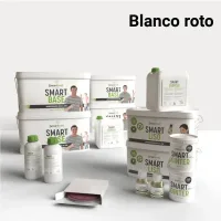 Kit de microcemento para baño · blanco roto · 16 m² · pladur, yeso o cemento