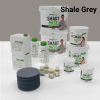 Kit de microcemento para baño · shale grey · 16 m² · azulejos y baldosas