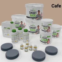Kit de microcemento para baño · cafe · 24 m² · pladur, yeso o cemento