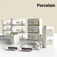 Kit de microcemento para baño · porcelain · 24 m² · pladur, yeso o cemento