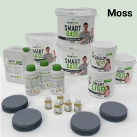 Kit de microcemento para baño · moss · 24 m² · pladur, yeso o cemento