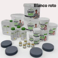 Kit de microcemento para baño · blanco roto · 24 m² · azulejos y baldosas