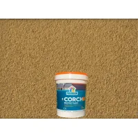 Corcho proyectado prosidecon 15, mostaza, 12 kg, 6 m², garantía 15 años