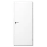 Puerta interior wangli blanca lisa 82,5x203 cm con marco | puerta abatible moderna minimalista