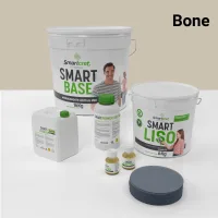Kit de microcemento para baño · bone · 8 m² · pladur, yeso o cemento