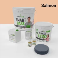 Kit de microcemento para baño · salmon · 8 m² · pladur, yeso o cemento