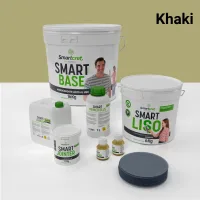 Kit de microcemento para baño · khaki · 8 m² · azulejos y baldosas