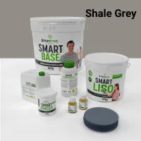 Kit de microcemento para baño · shale grey · 8 m² · azulejos y baldosas