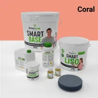 Kit de microcemento para baño · coral · 8 m² · azulejos y baldosas
