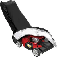 Funda para cortadora de césped tamaño xl, medidas 193×112×64cm, impermeable anti-uv antipolvo para protección exterior