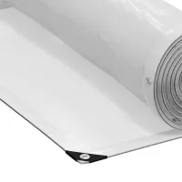 Lona protectora - 140 g/m² con ojales - pe - transparente (250x100cm)