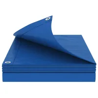 Lona de protección con ojales - polietileno - azul (400x800cm)