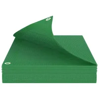 Lona impermeable con ojales - 140 g/m² - pe - verde (400x600cm)