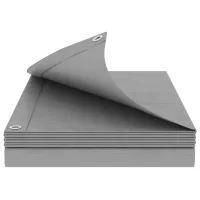 Lona impermeable con ojales - pe - gris claro (400x800cm)